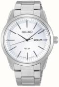 Seiko Miesten kello SNE523P1 Solar Hopea/Teräs Ø40 mm