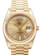 Rolex Miesten kello 228238-0005 Day-Date 40 Samppanja/18K keltakultaa