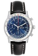 Breitling Miesten kello A13324121C1X1 Navitimer 01 Sininen/Nahka Ø41