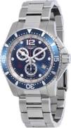 Longines Miesten kello L3.843.4.96.6 Hydroconquest Sininen/Teräs