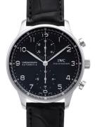 IWC Miesten kello IW371447 Portuguese Musta/Nahka Ø40.9 mm