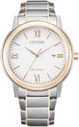 Citizen Miesten kello AW1676-86A Valkoinen/Kullansävytetty teräs