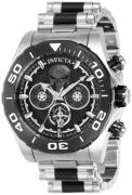 Invicta Miesten kello 37829 Marvel Musta/Hiilikuitua Ø48 mm