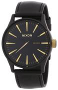 Nixon Miesten kello A1051041-00 Musta/Nahka Ø42 mm