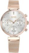 Hugo Boss Naisten kello 1502553 Hopea/Punakultasävyinen Ø36 mm