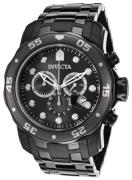 Invicta Miesten kello 17085 Pro Diver Musta/Teräs Ø48 mm