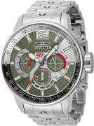 Invicta Miesten kello 41315 S1 Rally Harmaa/Teräs Ø48 mm