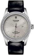 Tudor Naisten kello M53020-0052 Glamour Date Hopea/Nahka Ø31 mm