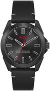 Hugo Boss Miesten kello 1530227 Adventure Harmaa/Nahka Ø42 mm