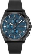 Hugo Boss Miesten kello 1513883 Grandmaster Sininen/Nahka Ø46 mm