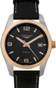 Longines Miesten kello L2.785.5.56.3 Conquest Musta/Nahka Ø40 mm