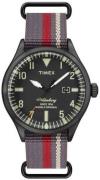 Timex Miesten kello TW2U00600LG Musta/Tekstiili Ø42 mm