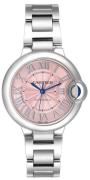 Cartier Naisten kello W6920100 Ballon Blue Pinkki/Teräs Ø33 mm