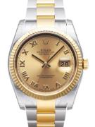 Rolex Miesten kello 116233-0193 Datejust 36 Samppanja/Teräs Ø36 mm