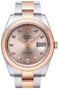 Rolex Miesten kello 126301-0007 Datejust 41 Punakultaa/18K punakultaa