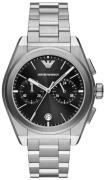 Emporio Armani Miesten kello AR11560 Federico Musta/Teräs Ø43 mm