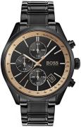 Hugo Boss Miesten kello 1513578 Musta/Teräs Ø44 mm