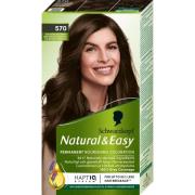 Schwarzkopf Natural & Easy Hair Color 570 Äkta Kastanj Mellanbrun