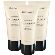 Löwengrip Body Care Count on me - Deodorant 3x50 ml 3 kpl