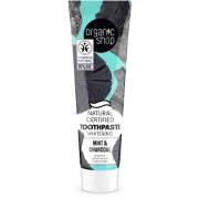 Organic Shop Toothpaste Whitening Mint & Charcoal 100 g