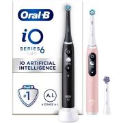 Oral B iO6 Duo Pack Black Lava / Pink Sand