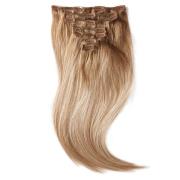 Rapunzel of Sweden Clip-on set 7 pieces 30 cm Champagne Blonde Ba