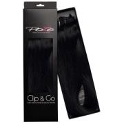 Poze Hairextensions Poze Clip&Go Aidot hiustenpidennykset 1N Midn