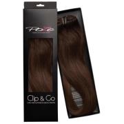 Poze Hairextensions Poze Clip&Go Aidot hiustenpidennykset 4B Choc