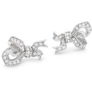 Lily and Rose Versailles bow earrings - Crystal Silver