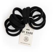 ByBarb Set of 10 Hair Ties Black recycled polyester Black