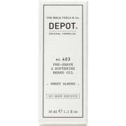 DEPOT MALE TOOLS No. 403 Pre-Shave & Softening Beard Oil Sweet Al