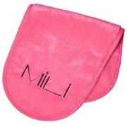 MILI Cosmetics Makeup Erase Towel Sweet Pink Black Logo
