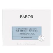 Babor Skinovage Instant Fresh & Smooth Eye Serum + Patches
