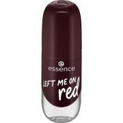 essence Gel Nail Colour 72 LEFT ME ON red