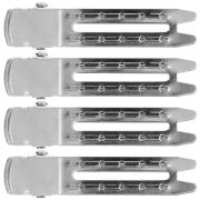 By Lyko Barber Hair Clips Metallic 4 pcs