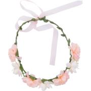 Dazzling Flower Head Band Apricot