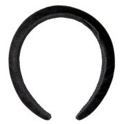 By Lyko Big Velvet Padded Diadem Black