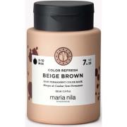 maria nila Colour Refresh Semi-Permanent Color Mask 7.23 Beige Br