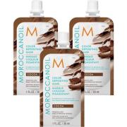 Moroccanoil Color Depositing Mask Cocoa 30 ml x 3