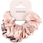 Mineas Scrunchie satin 2 pcs Dusty lilac/Rose