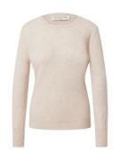 Pure Cashmere NYC Neulepaita 'Classic'  meleerattu beige