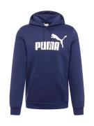 PUMA Urheilullinen collegepaita 'Essentials'  laivastonsininen / valko...