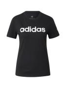 ADIDAS SPORTSWEAR Toiminnallinen paita 'Essentials  Logo'  musta / val...