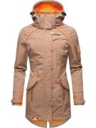 MARIKOO Toiminnallinen takki 'Soulinaa'  vaaleanruskea / oranssi
