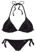 BRUNO BANANI Bikini  musta / hopea