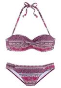 s.Oliver Bikini  beige / petrooli / vadelma / vaalea pinkki / helmenva...