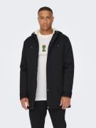 Only & Sons Talviparka 'Alexander'  musta / offwhite