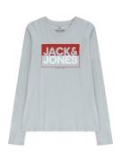 Jack & Jones Junior Paita  harmaa / punainen / valkoinen