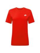 Nike Sportswear Paita 'Club'  punainen / valkoinen