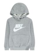 Nike Sportswear Collegepaita 'Club FLC'  meleerattu harmaa / valkoinen